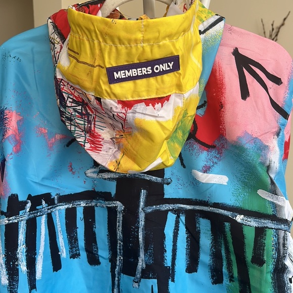 ❤️💛💙 Members Only Basquiat Lightweight Jacket for Men-L-NWT - Picture 9 of 16